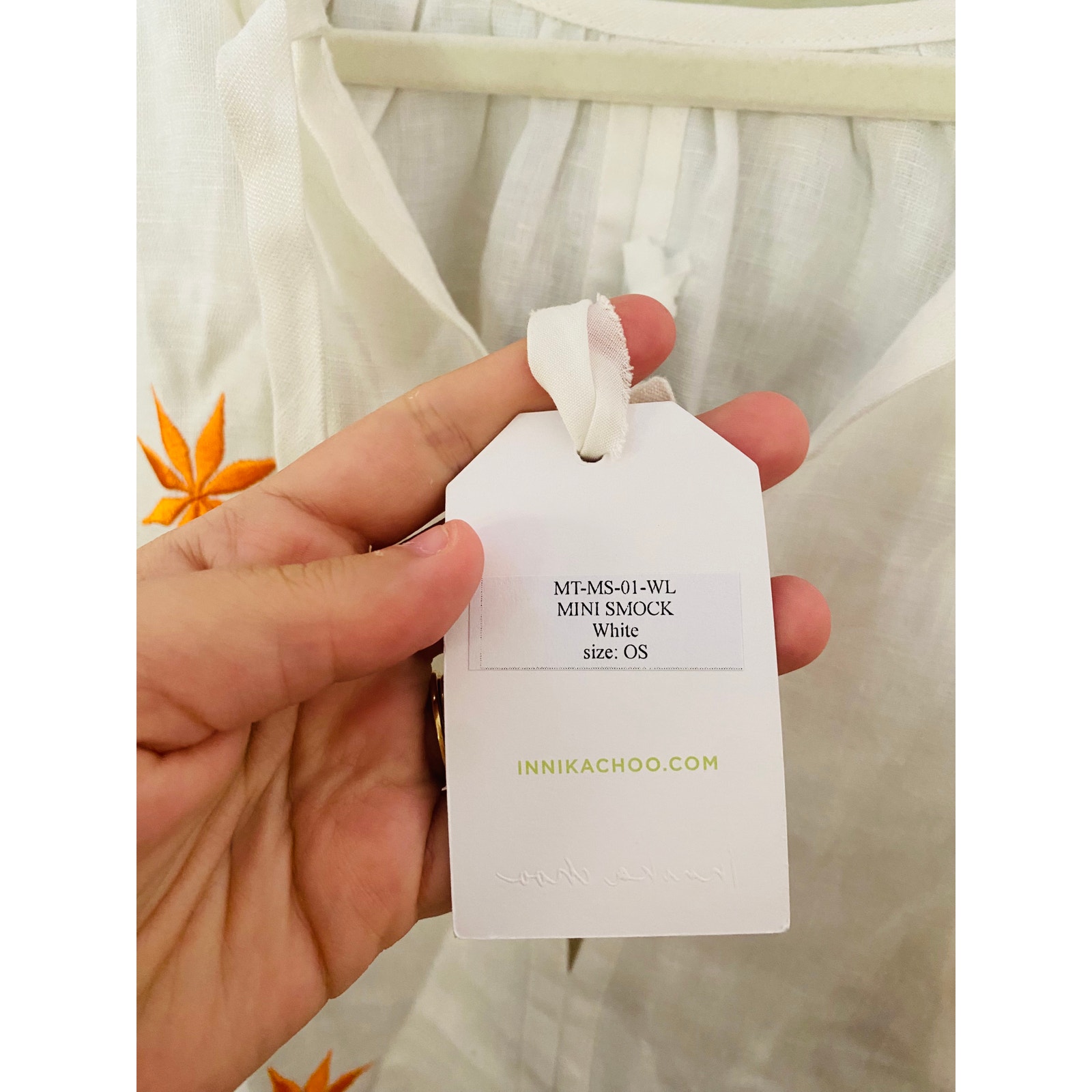 Innika Choo Mini Smock White Dress — image 4 of 7
